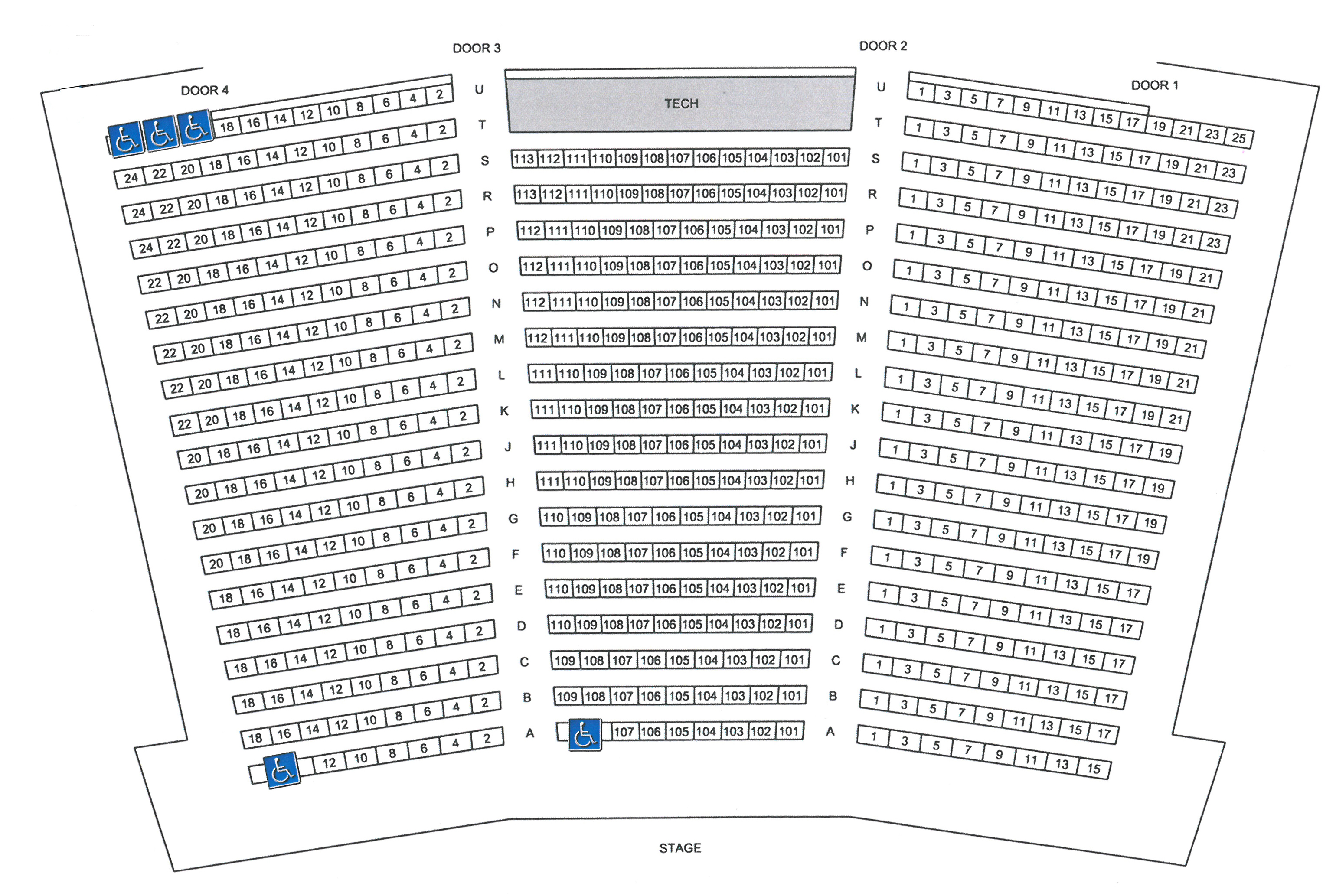 Image of Crafton-Preyer Orchestra Seating